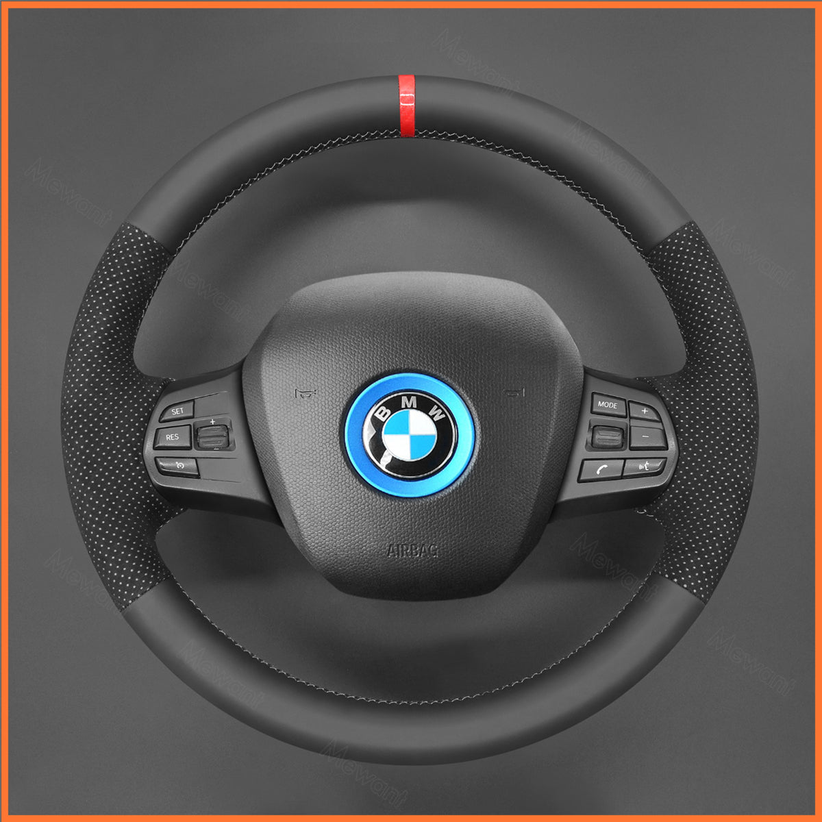 MEWANT Couvre Volant pour BMW i3 2013-2022