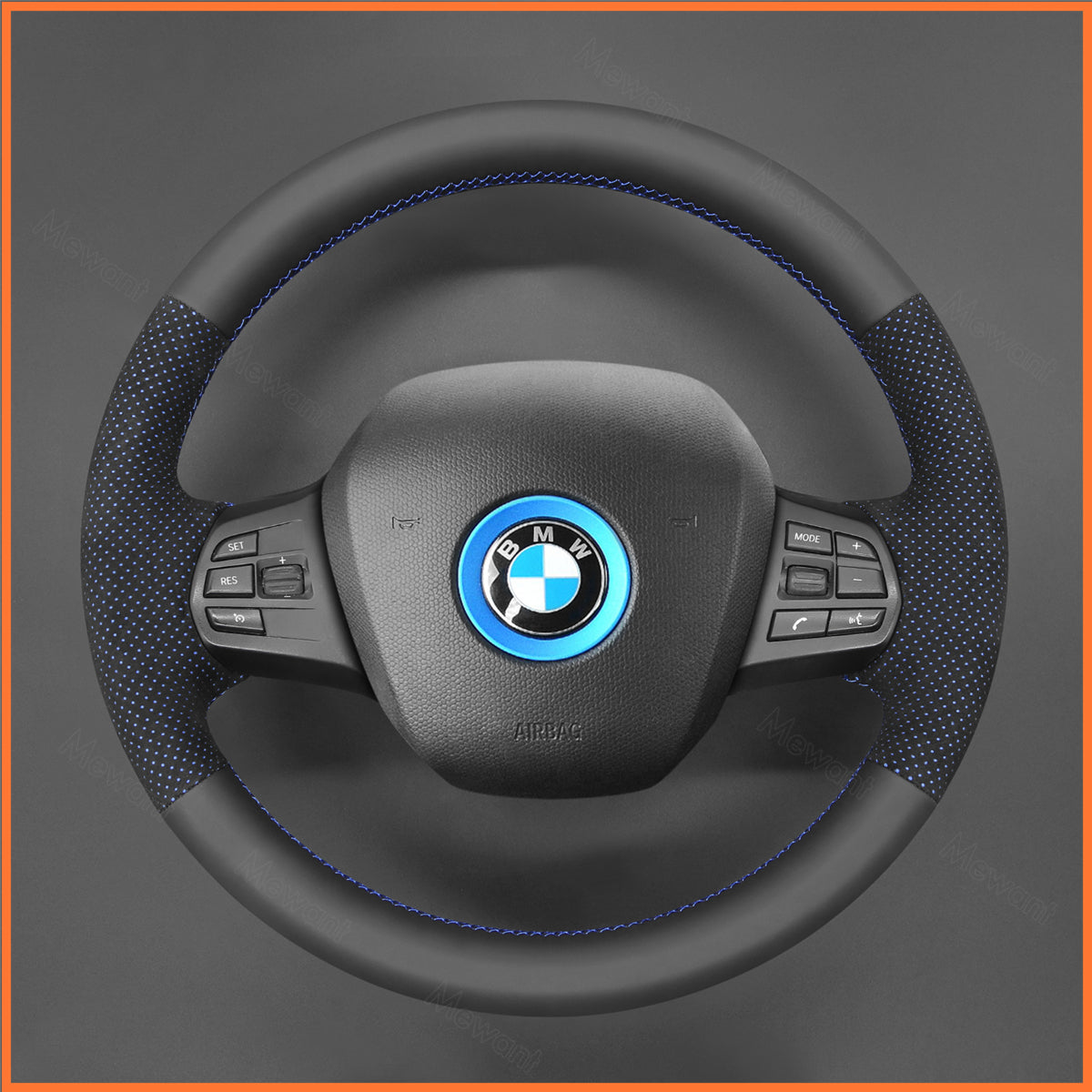 MEWANT Couvre Volant pour BMW i3 2013-2022