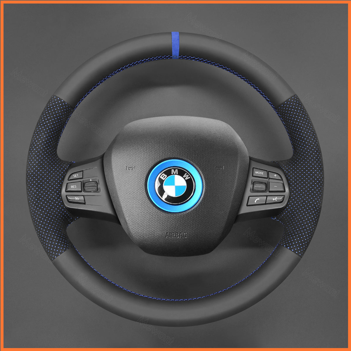MEWANT Couvre Volant pour BMW i3 2013-2022
