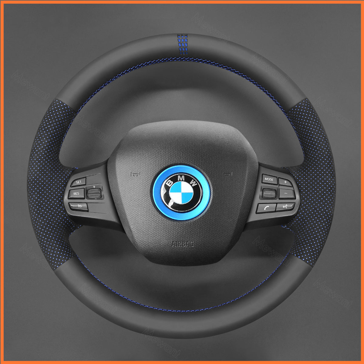 MEWANT Couvre Volant pour BMW i3 2013-2022