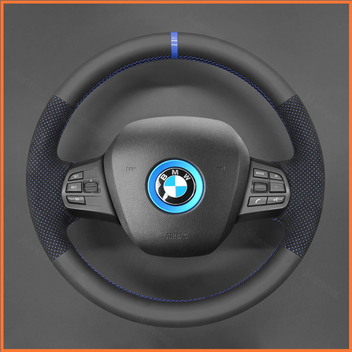 MEWANT Couvre Volant pour BMW i3 2013-2022
