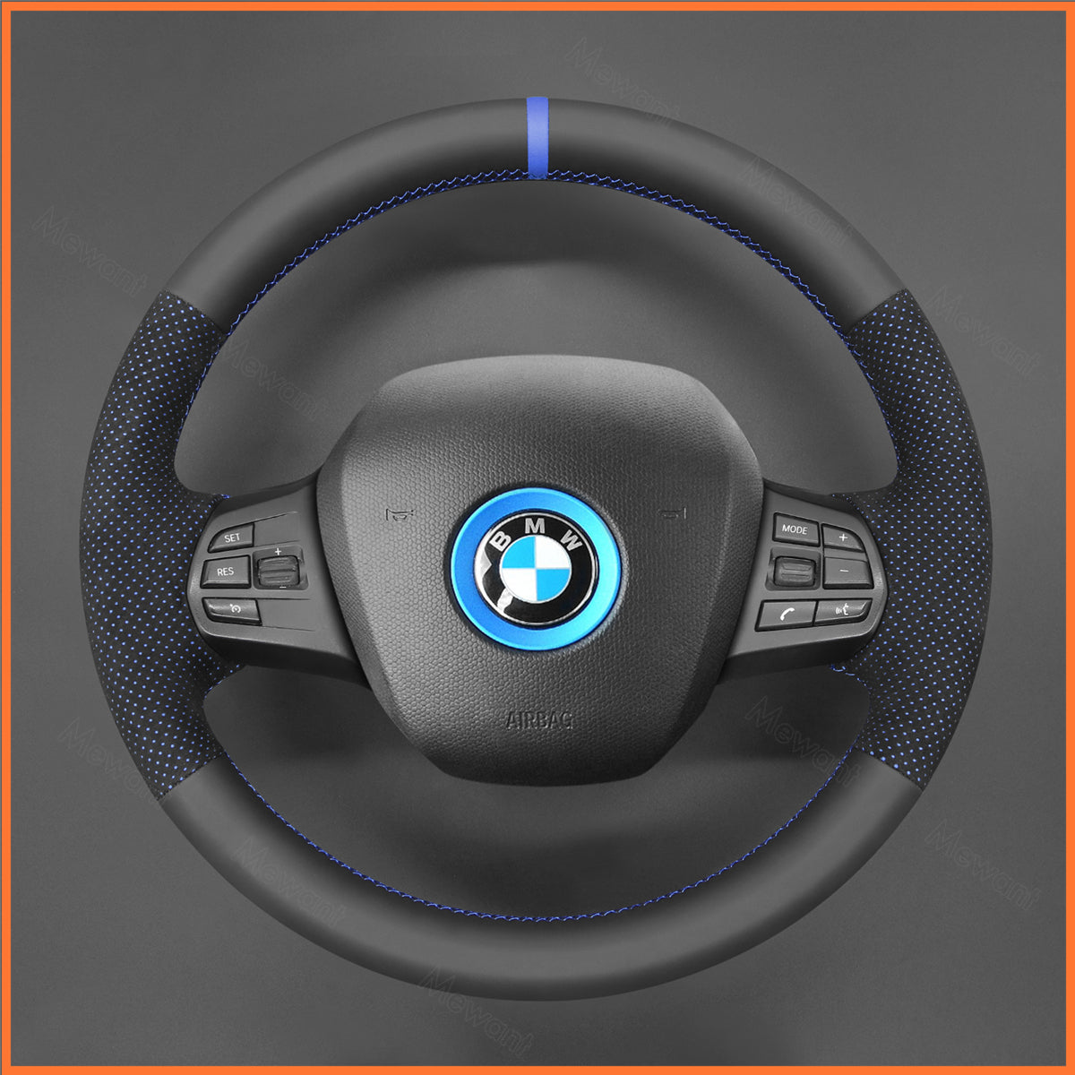 MEWANT Couvre Volant pour BMW i3 2013-2022