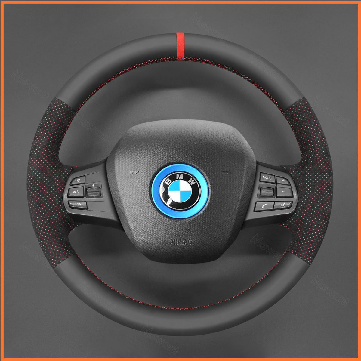 MEWANT Couvre Volant pour BMW i3 2013-2022
