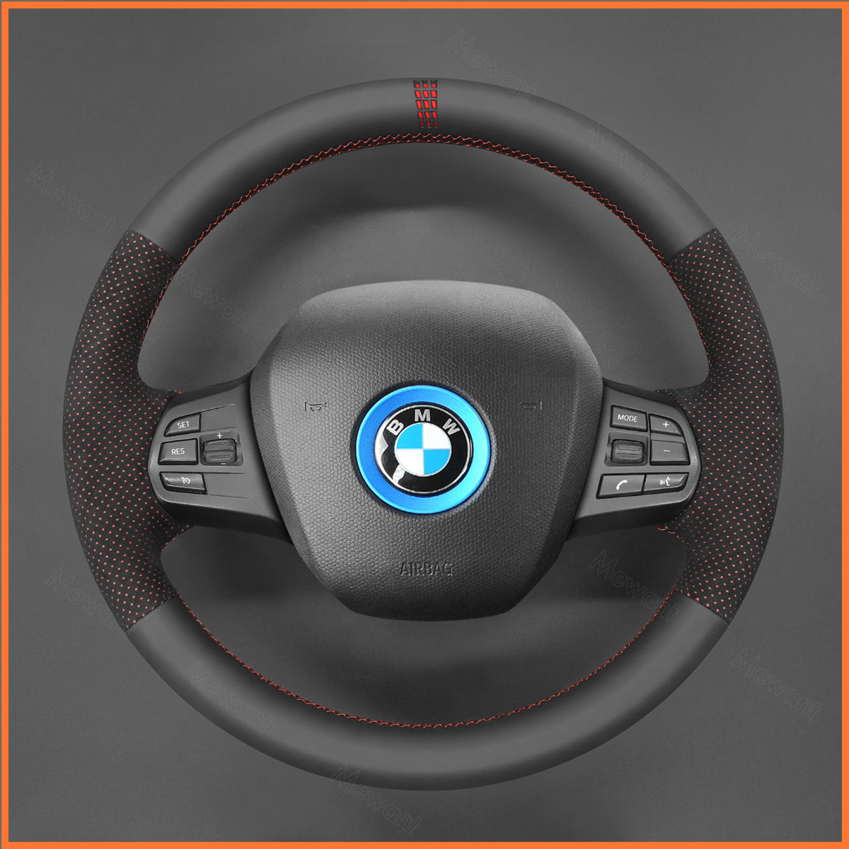 MEWANT Couvre Volant pour BMW i3 2013-2022