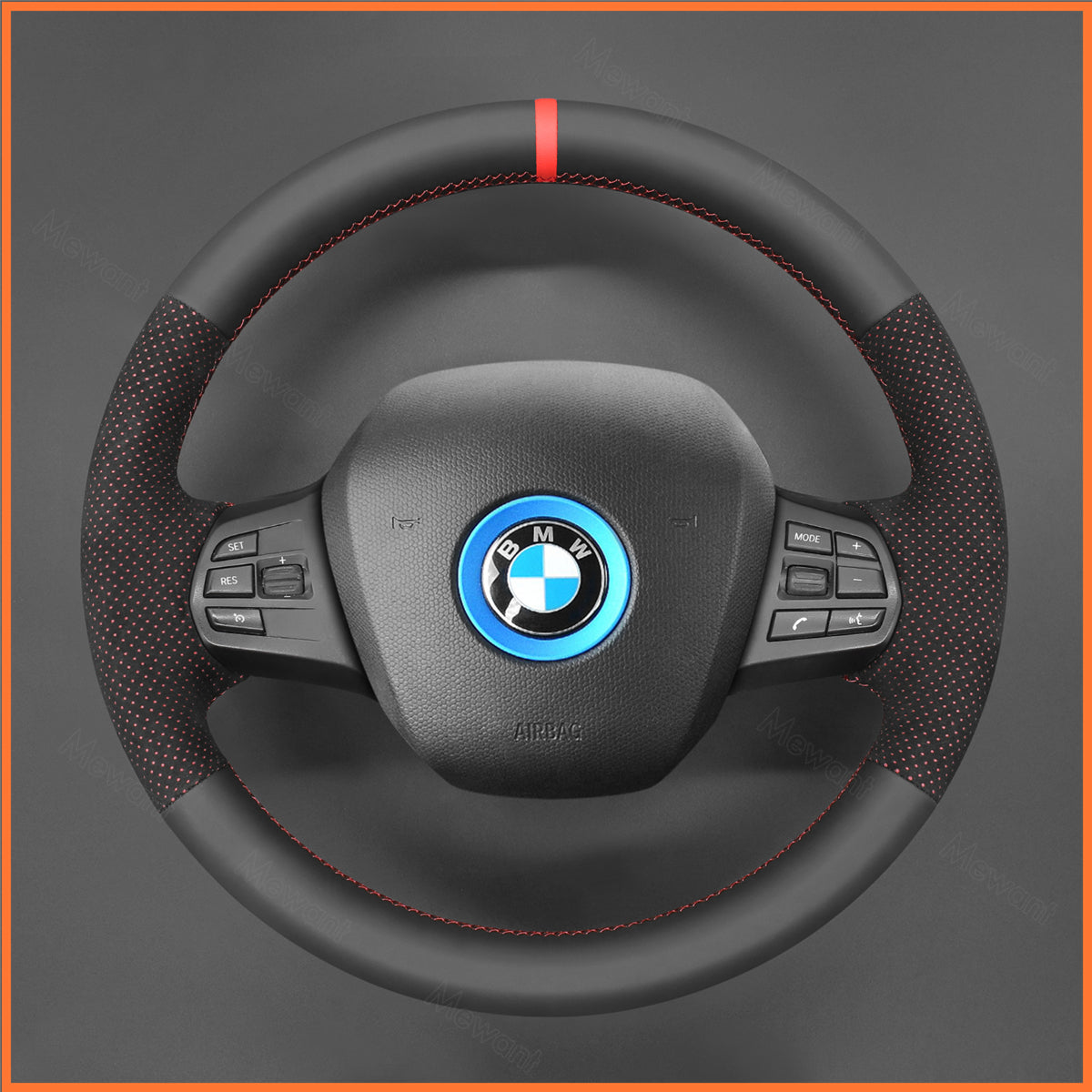 MEWANT Couvre Volant pour BMW i3 2013-2022