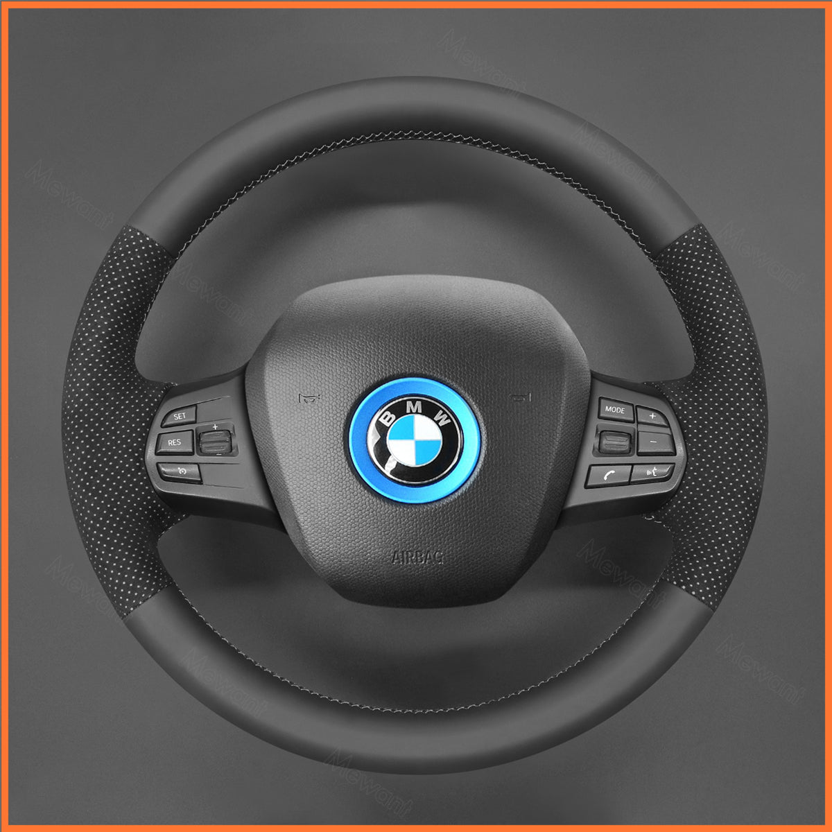 MEWANT Couvre Volant pour BMW i3 2013-2022