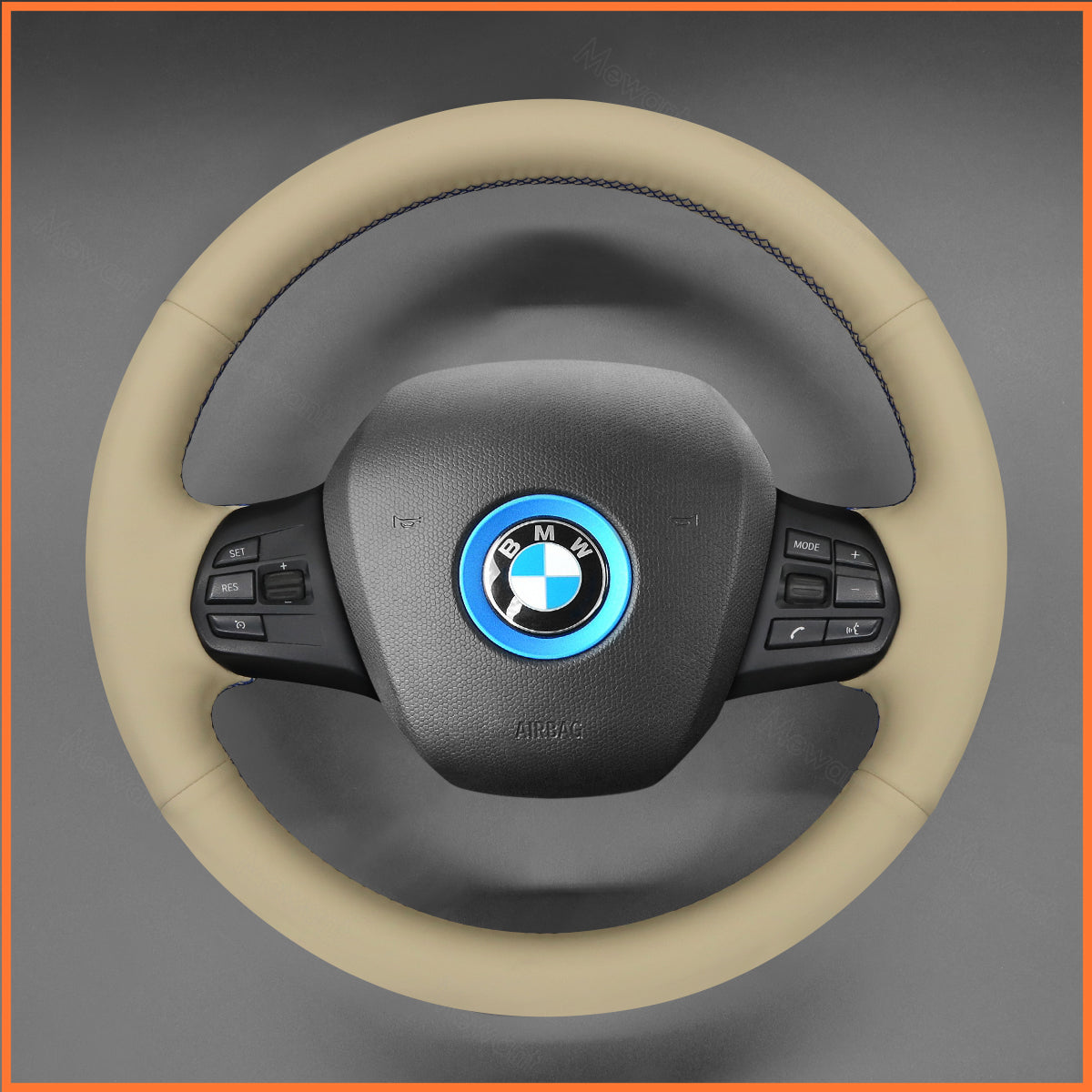 MEWANT Couvre Volant pour BMW i3 2013-2022