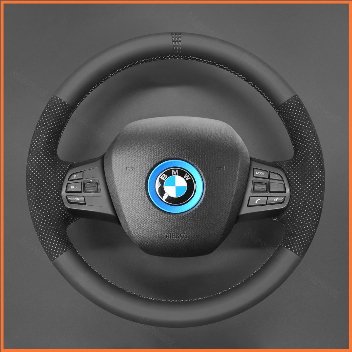 MEWANT Couvre Volant pour BMW i3 2013-2022