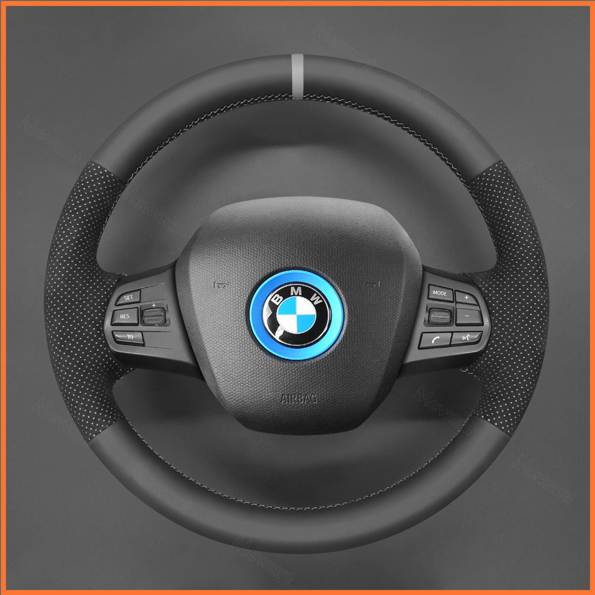 MEWANT Couvre Volant pour BMW i3 2013-2022