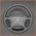 MEWANT Steering Wheel Cover for Citroen Berlingo 2003-2008 / Jumpy 2007-2008 / Xsara 2003-2009 / Xsara Picasso 2003-2010 / C5 2001-2008 / C8 2002-2013