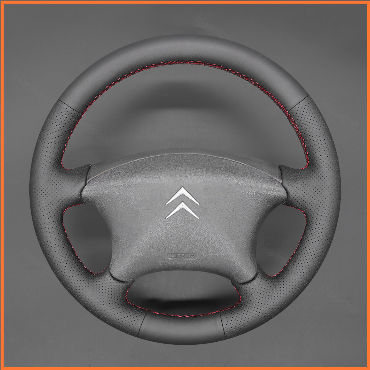 MEWANT Couvre Volant pour Citroen Berlingo 2003-2008 / Jumpy 2007-2008 / Xsara 2003-2009 / Xsara Picasso 2003-2010 / C5 2001-2008 / C8 2002-2013