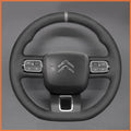 MEWANT Steering Wheel Cover for Citroen C3 2016-2022 / C3 Aircross 2017-2022 / C5 Aircross 2018-2022 / Berlingo 2018-2022