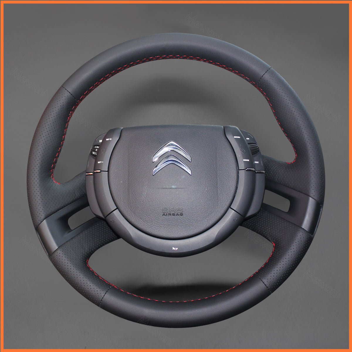 MEWANT Couvre Volant pour Citroen C4 Picasso 2006-2013 / Grand C4 Picasso 2007-2013