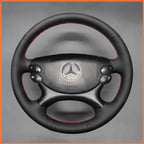 MEWANT Steering Wheel Cover for W211 CLK-Class C209 CLS-Class C219 G-Class W463 SL-Class R230 2003-2008