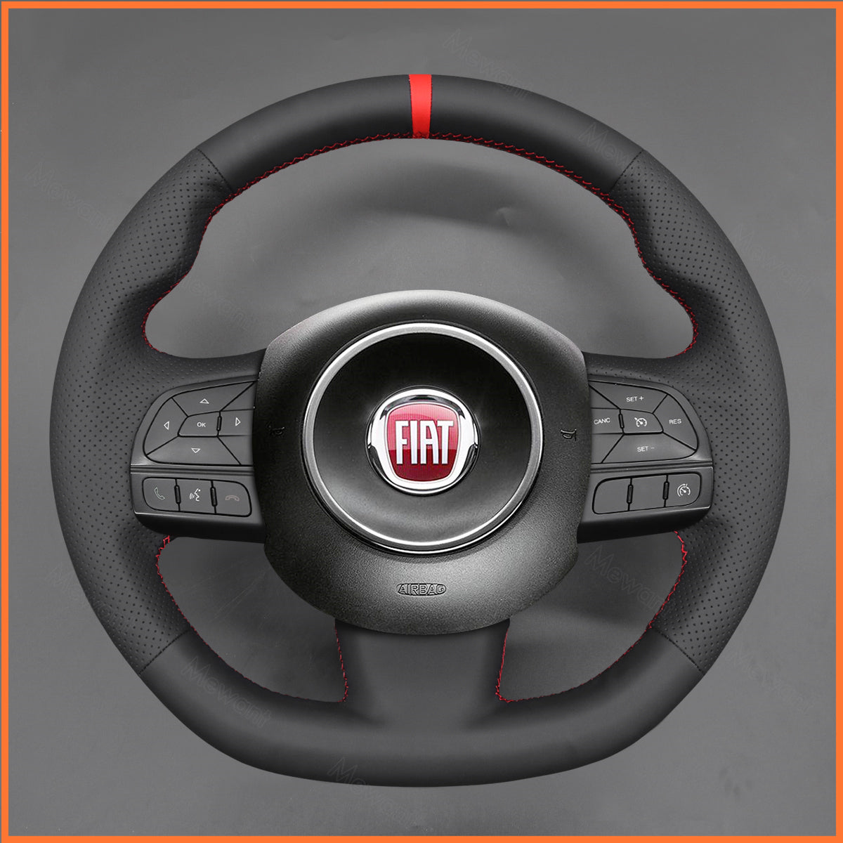 MEWANT Couvre Volant pour Fiat 500X 2014-2021