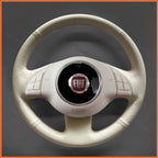 MEWANT Couvre Volant pour Fiat 500 2007-2015 Fiat 500e 2014-2018 Fiat 500C 2014-2017