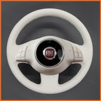 MEWANT Couvre Volant pour Fiat 500 2007-2015 Fiat 500e 2014-2018 Fiat 500C 2014-2017