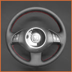 MEWANT Couvre Volant pour Fiat 500 2007-2015 Fiat 500e 2014-2018 Fiat 500C 2014-2017