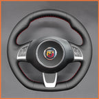 MEWANT Couvre Volant pour Fiat Abarth 500 500C 595 595C Fiat 500 (GQ/S) 500C (S)