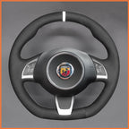 MEWANT Couvre Volant pour Fiat Abarth 500 500C 595 595C Fiat 500 (GQ/S) 500C (S)