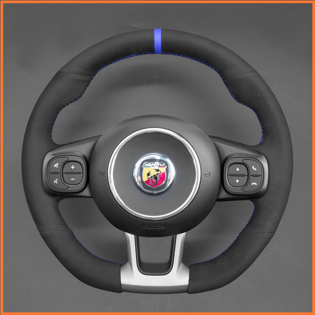 MEWANT Couvre Volant pour Fiat Abarth 595 595C 695 695C Fiat 500 500C