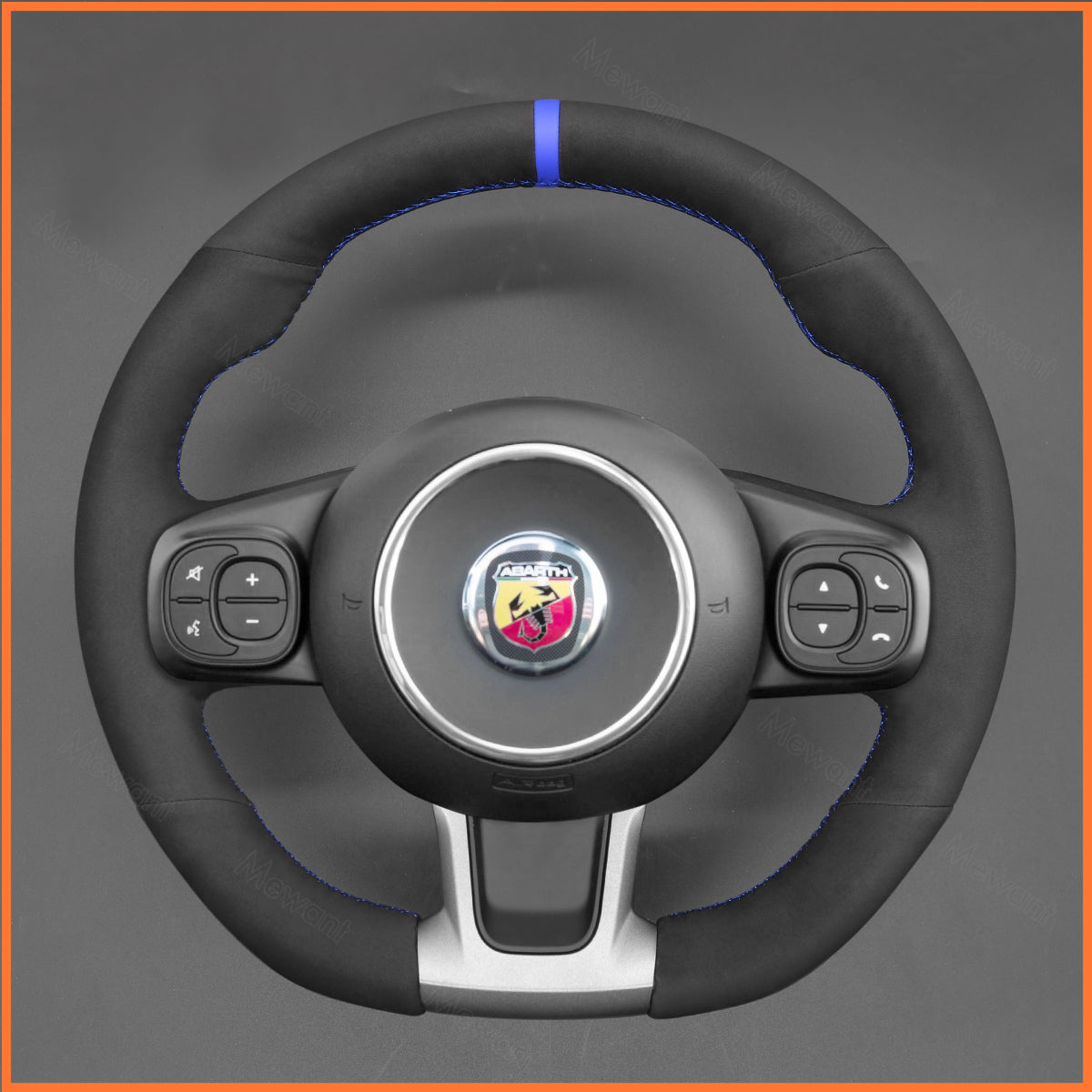 MEWANT Couvre Volant pour Fiat Abarth 595 595C 695 695C Fiat 500 500C