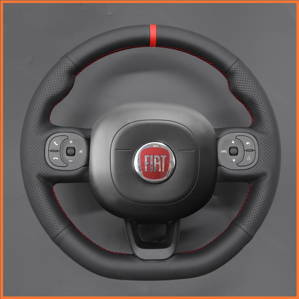 MEWANT Couvre Volant pour Fiat Panda 2012-2024
