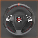 MEWANT Couvre Volant pour Fiat Punto 2007-2019 / Bravo 2007-2019 / Linea 2007-2019 / Qubo 2008-2015 / Doblo 2010-2014 / Grande Punto 2005-2019