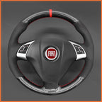 MEWANT Couvre Volant pour Fiat Punto 2007-2019 / Bravo 2007-2019 / Linea 2007-2019 / Qubo 2008-2015 / Doblo 2010-2014 / Grande Punto 2005-2019