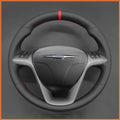 MEWANT Couvre Volant pour Lancia Delta 2008-2014 / Chrysler Delta 2011-2014