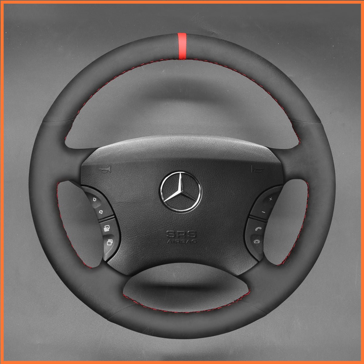 MEWANT Couvre Volant pour Mercedes-BENZ CL-Class C215 S-Class W220 2000-2006