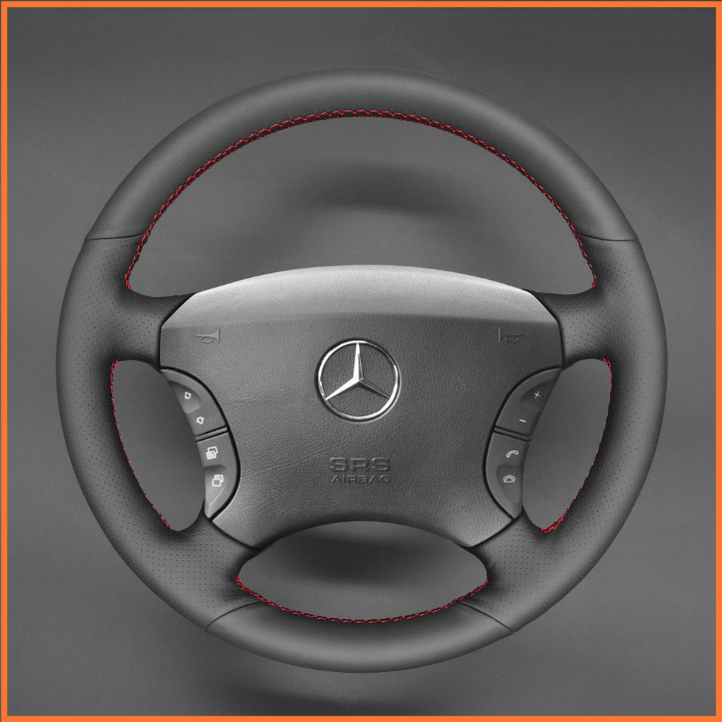 MEWANT Couvre Volant pour Mercedes-BENZ CL-Class C215 S-Class W220 2000-2006