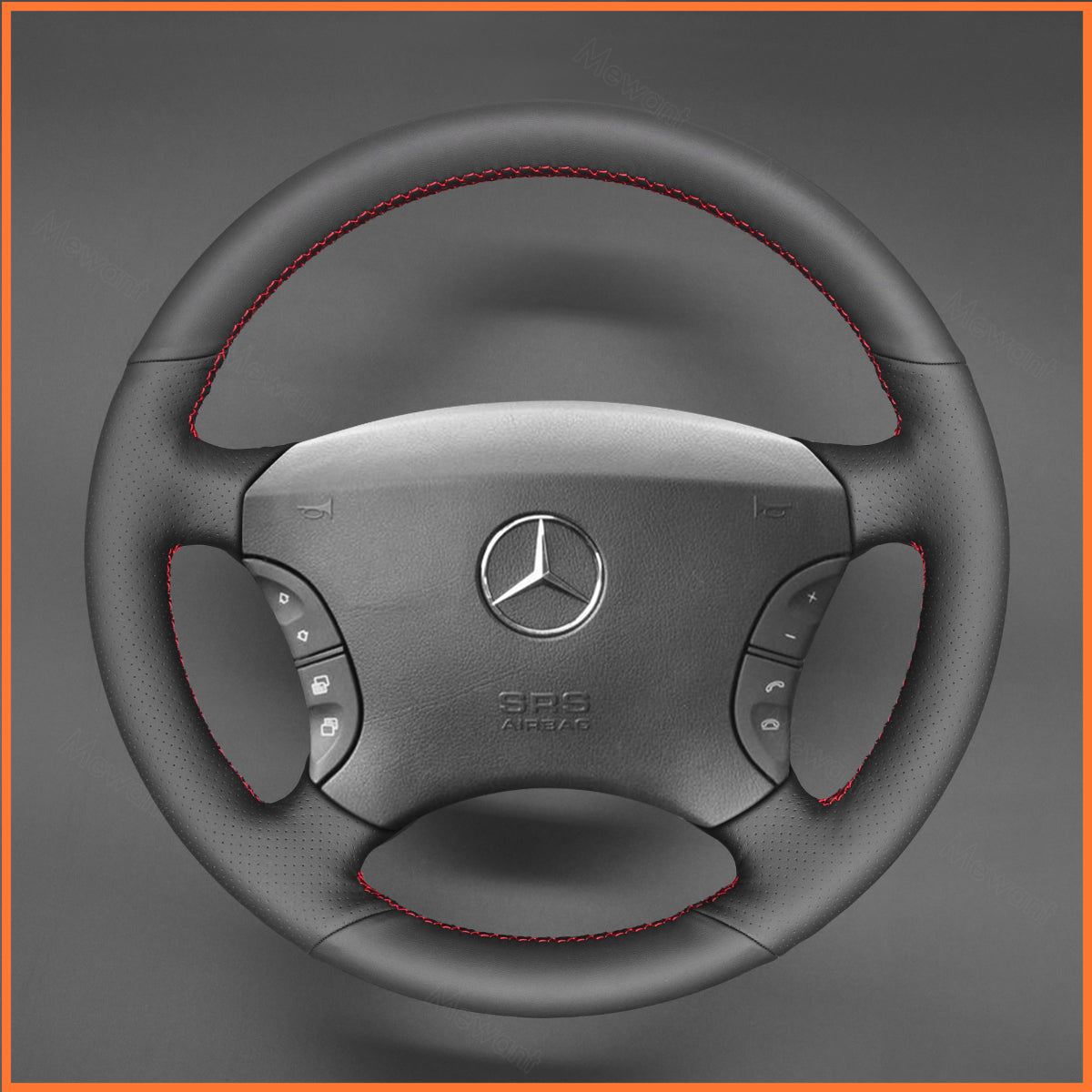MEWANT Couvre Volant pour Mercedes-BENZ CL-Class C215 S-Class W220 2000-2006