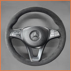 MEWANT Couvre Volant pour Mercedes-Benz A-Class B-Class C-Class CLA-Class CLS-Class E-Class (W213) EQV (W447) GLC-Class (X253C253) GLE-Class (W166C292) (W470)