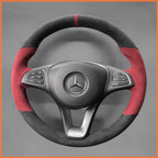 MEWANT Couvre Volant pour Mercedes-Benz A-Class B-Class C-Class CLA-Class CLS-Class E-Class (W213) EQV (W447) GLC-Class (X253C253) GLE-Class (W166C292) (W470)