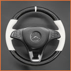 MEWANT Couvre Volant pour Mercedes-Benz A-Class B-Class C-Class CLA-Class CLS-Class E-Class (W213) EQV (W447) GLC-Class (X253C253) GLE-Class (W166C292) (W470)