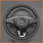 MEWANT Couvre Volant pour Mercedes-Benz A-Class B-Class C-Class CLA-Class CLS-Class E-Class (W213) EQV (W447) GLC-Class (X253C253) GLE-Class (W166C292) (W470)