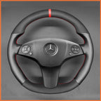 MEWANT Couvre Volant pour Mercedes-Benz AMG C63 W204 CLS-Class C219 CLS 63 E 63 AMG W212 AMG SL 63 R230SLS AMG C197 R197