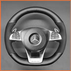 MEWANT Couvre Volant pour Mercedes-Benz AMG GT C190 R190 C 63 W205 CLA 45 C117 E 43 W213 SLC 43 SL 63