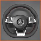 MEWANT Couvre Volant pour Mercedes-Benz AMG GT C190 R190 C 63 W205 CLA 45 C117 E 43 W213 SLC 43 SL 63