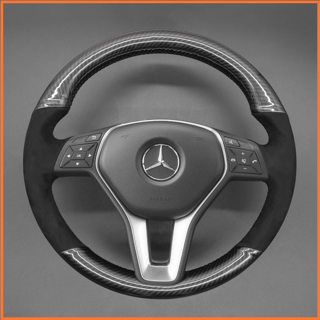 MEWANT Couvre Volant pour Mercedes-Benz B-Class W246 C-Class CLA-Class CLS-Class GLA-Class GLK X204