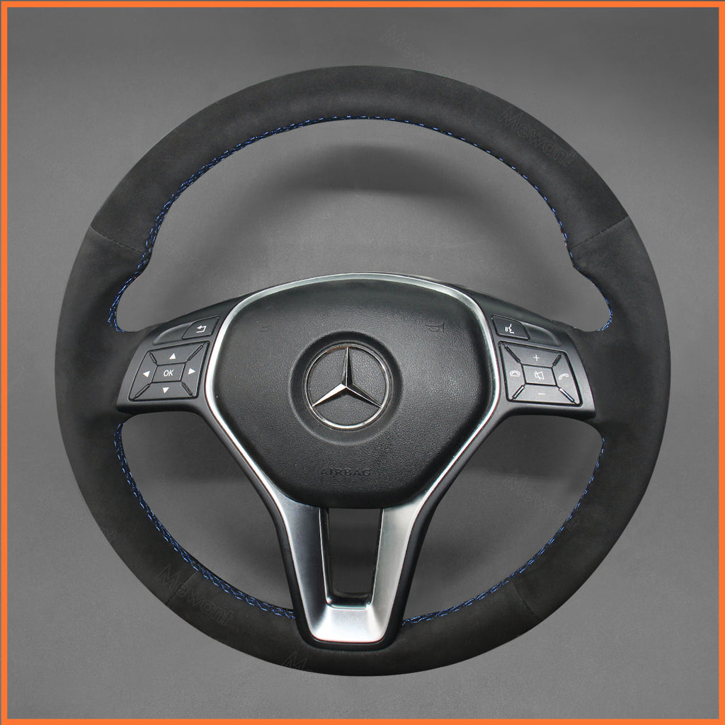 MEWANT Couvre Volant pour Mercedes-Benz B-Class W246 C-Class CLA-Class CLS-Class GLA-Class GLK X204