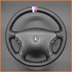 MEWANT Couvre Volant pour Mercedes-Benz C-Class W203 2001-2007 C32 AMG 2002-2003