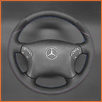 MEWANT Couvre Volant pour Mercedes-Benz C-Class W203 2001-2007 C32 AMG 2002-2003