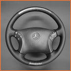 MEWANT Couvre Volant pour Mercedes-Benz C-Class W203 2001-2007 C32 AMG 2002-2003