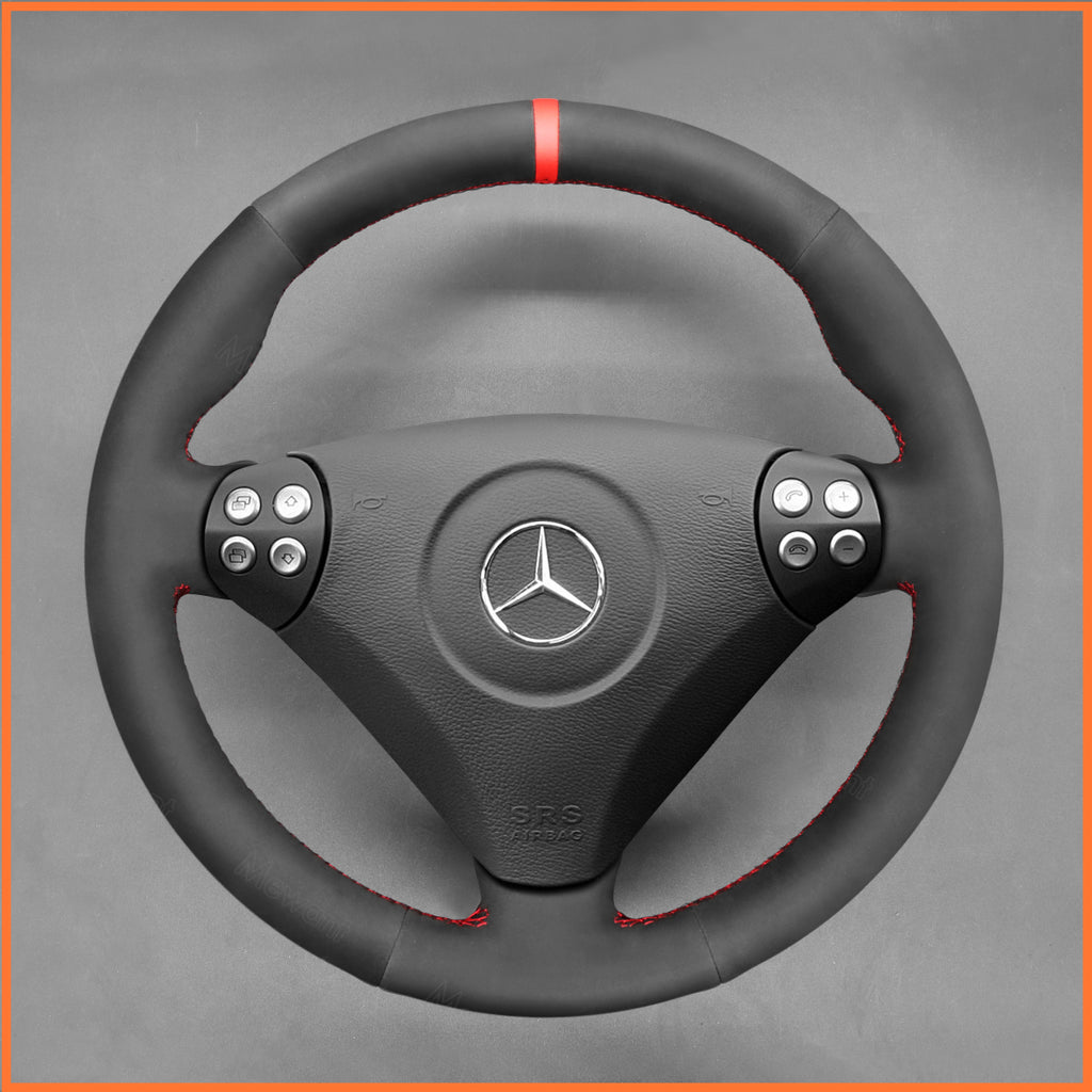 MEWANT Couvre Volant pour Mercedes-Benz C-Class W203 2005-2007  SLK-Class R171 2005-2008