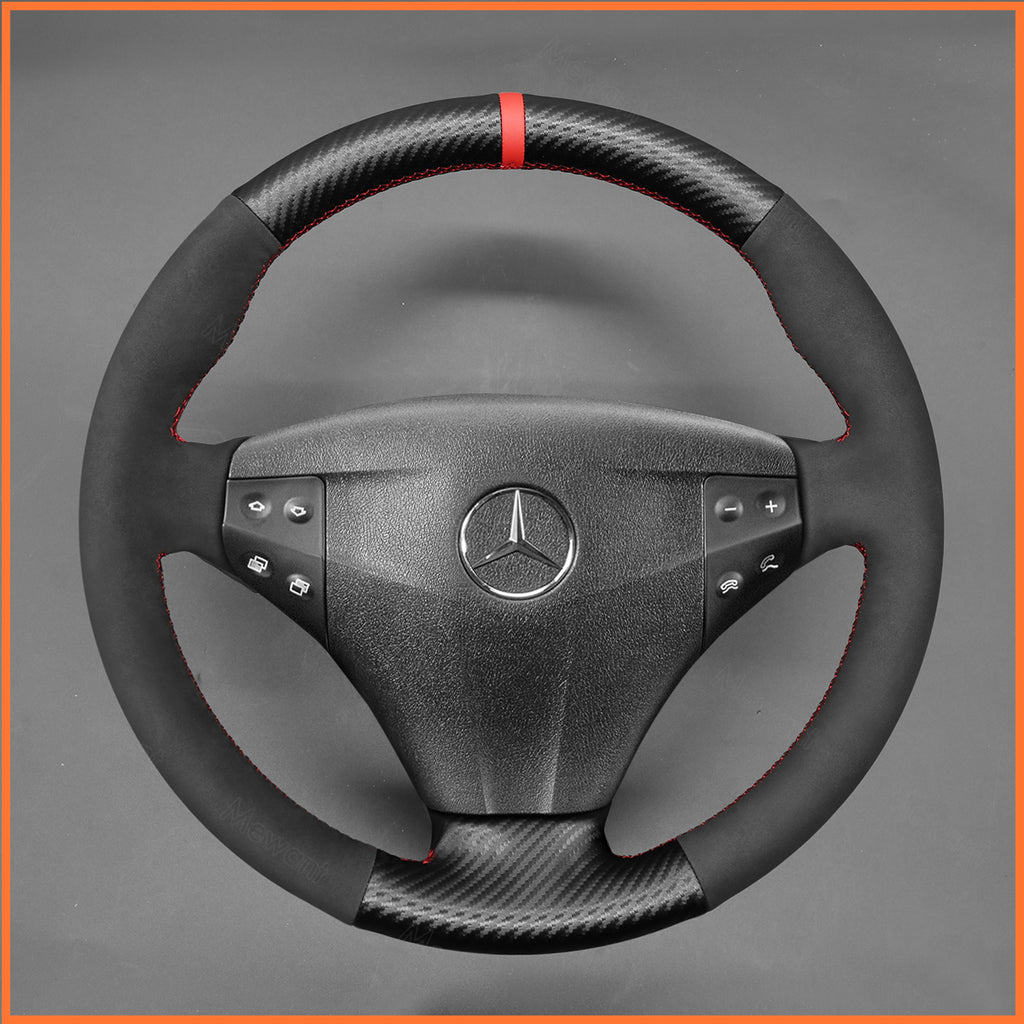 MEWANT Couvre Volant pour Mercedes-Benz C-Class W203 Kompressor 2001-2004