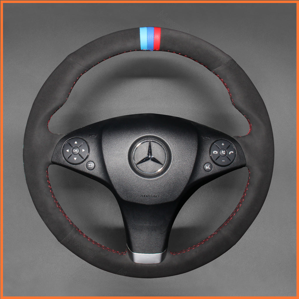 MEWANT Couvre Volant pour Mercedes-Benz C-Class W204 2008-2011  GLK X204 2010-2012