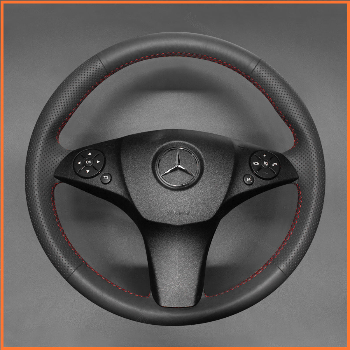 MEWANT Couvre Volant pour Mercedes-Benz C-Class W204 2008-2011  GLK X204 2010-2012
