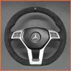 MEWANT Couvre Volant pour Mercedes-Benz C-Class W204 E-Class W212 CLS-Class C218 GLA 45 AMG X156 SL-Class R231 SLK-Class R172